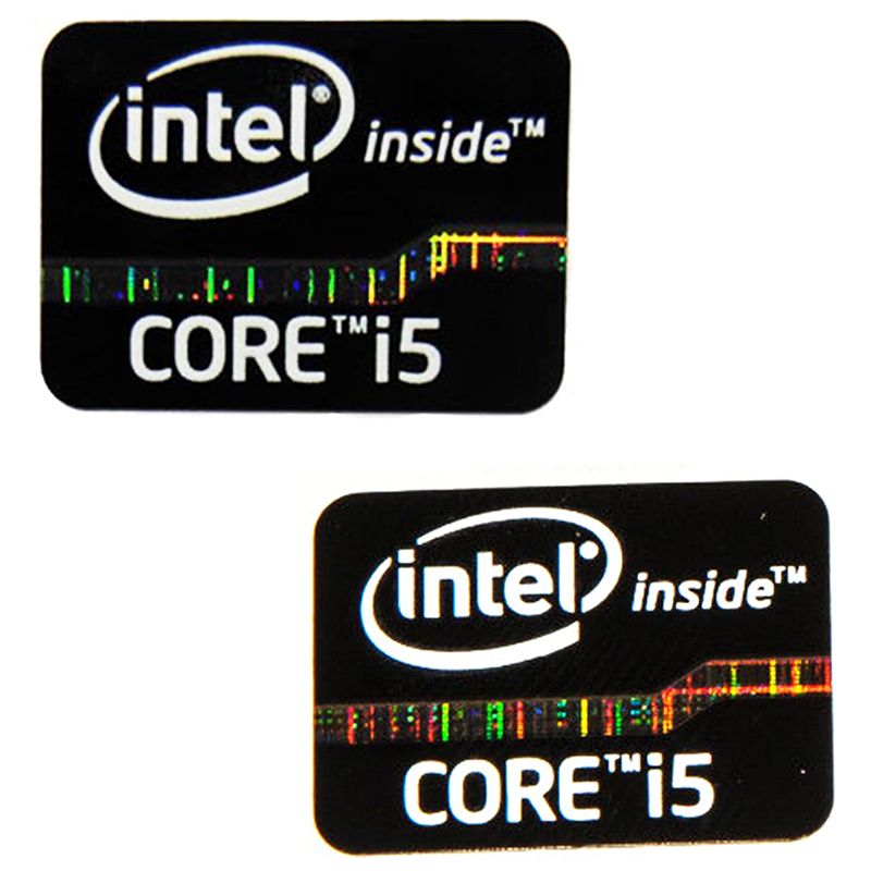 Intel Core I5 Dentro De La Etiqueta Engomada Placa 4th Generación Negro Ordenador Portátil Con 0959